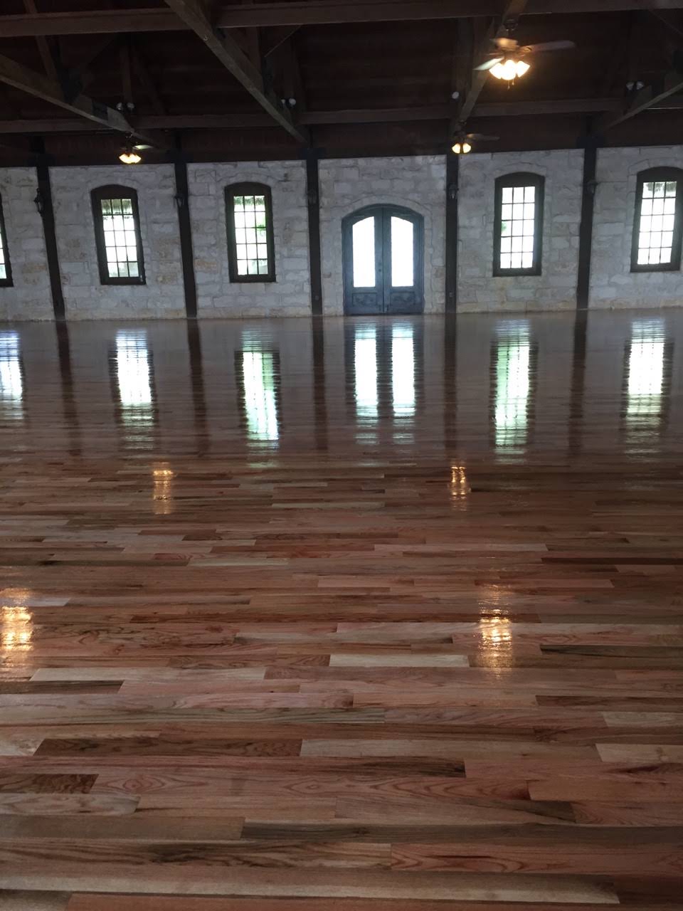 Commercial Hardwood Floor Installation